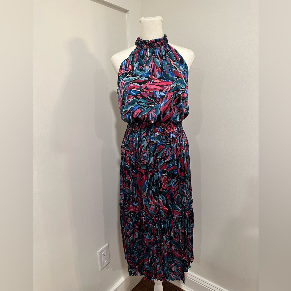 Women’s Nicole Miller Printed Highneck Dress